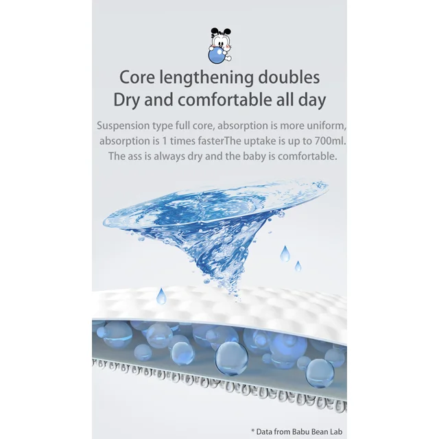 
Abdl style baby print thick adult diapers absorber baby diapers 