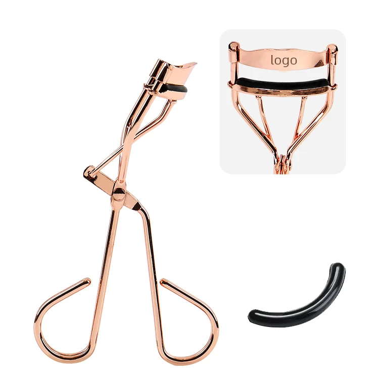 

Wholesale Best Custom High Quality Private Label Beauty Curler Kit Professional Makeup Tools Rose Gold Eyelash Curlers