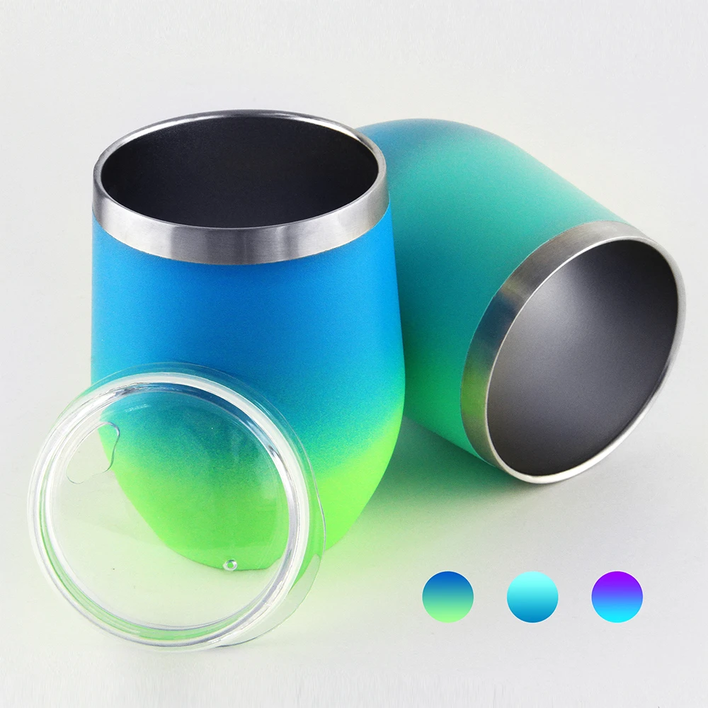 

Custom 12oz Insulated Coffee Mug Stainless Steel 304 egg Cup With Lid