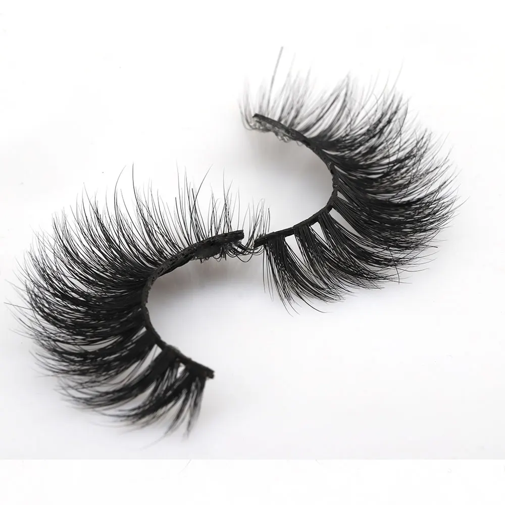 

Fake Lashes 25mm Mink Lashes Wholesale Bulk Luxury Siberian Mink Eyelashes Vendor, Black color