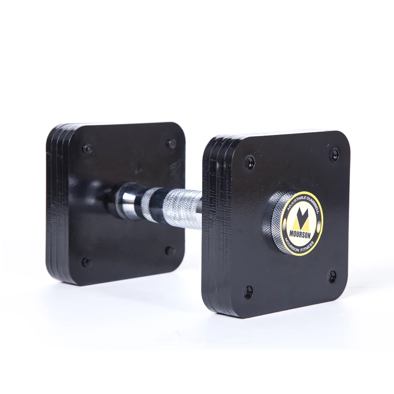 

Muscle training equipment pure steel adjustable dumbbell weight lifting, Black