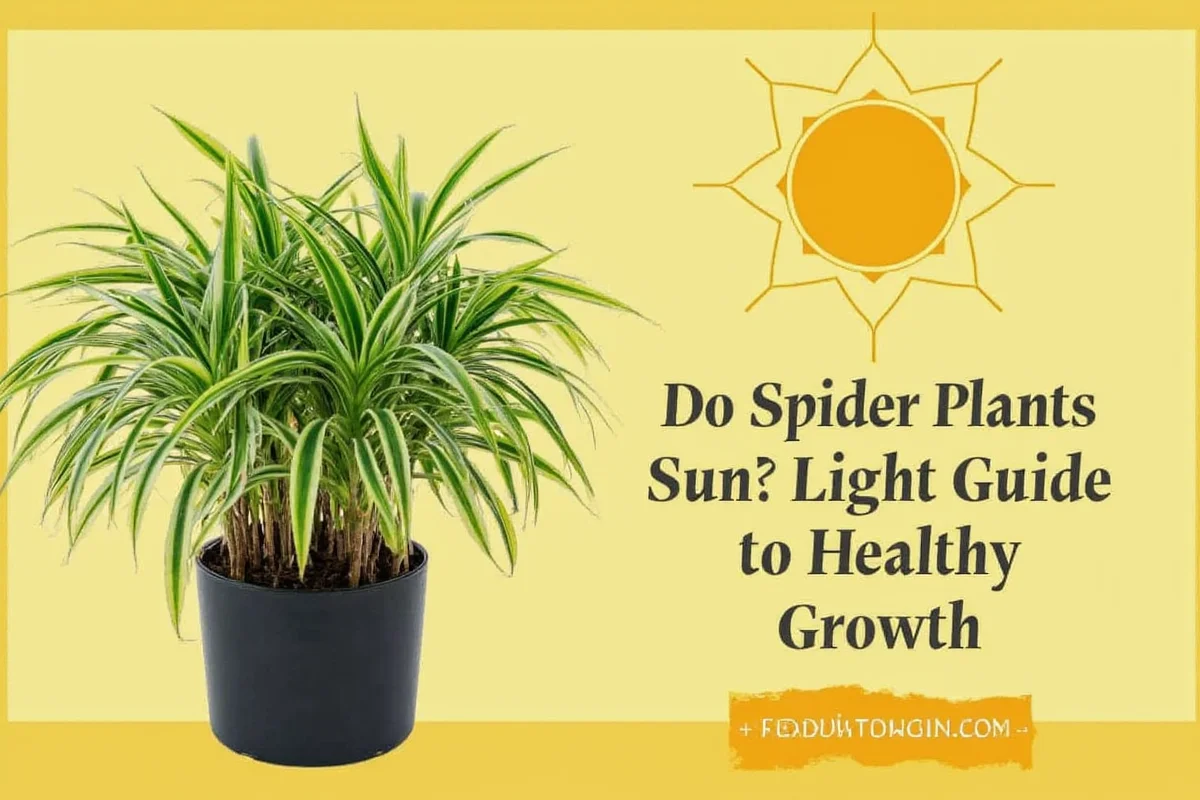 do spider plants like sun