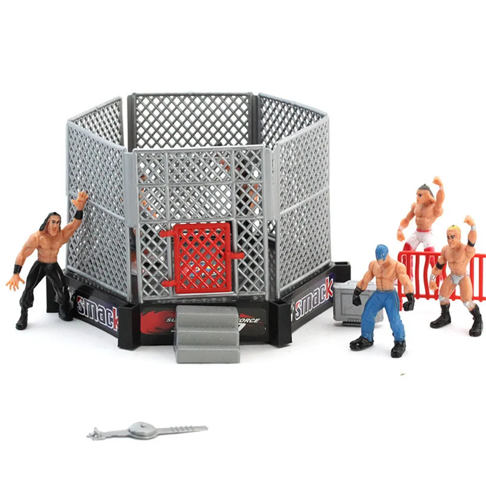 wrestling toy set