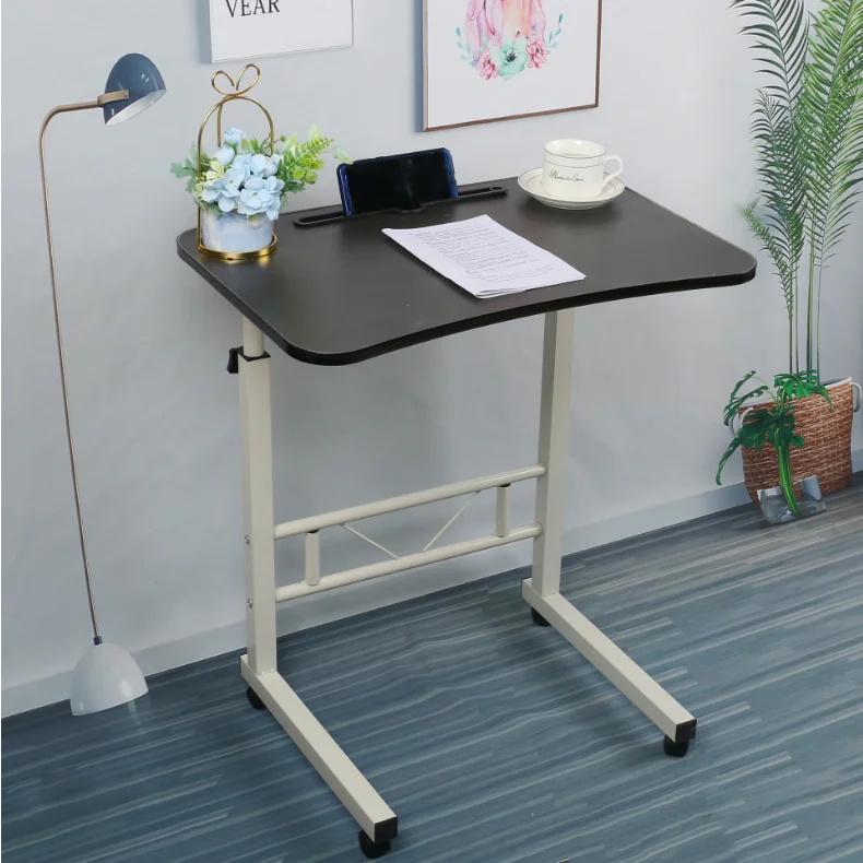 Wood Laptop Desk Bed Learning With Household Lifting Folding Mobile Bedside Table Writing
