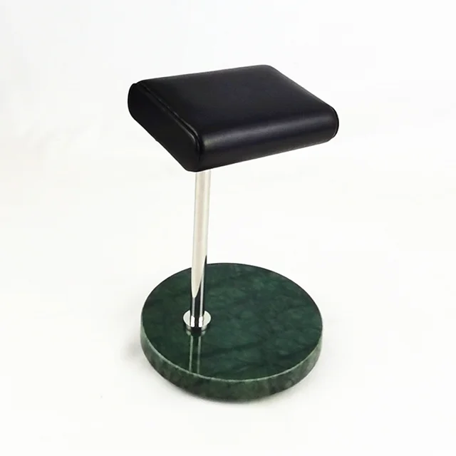 

New customizable creative marble watch stand PU material display watch stand, Black,white,green,gray