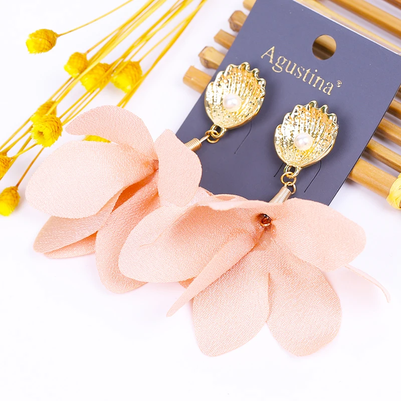 

Agustina 2020 New Handmade Bohemian Earrings Luxury Blue Fashion Earrings Jewelry Water Drop Juan yarn Earrings, Colorful