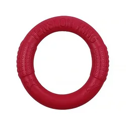 

Dropshipping Pet Flying Discs Dog Training Ring Puller Resistant Bite Floating Toy Puppy Outdoor Interactive Products