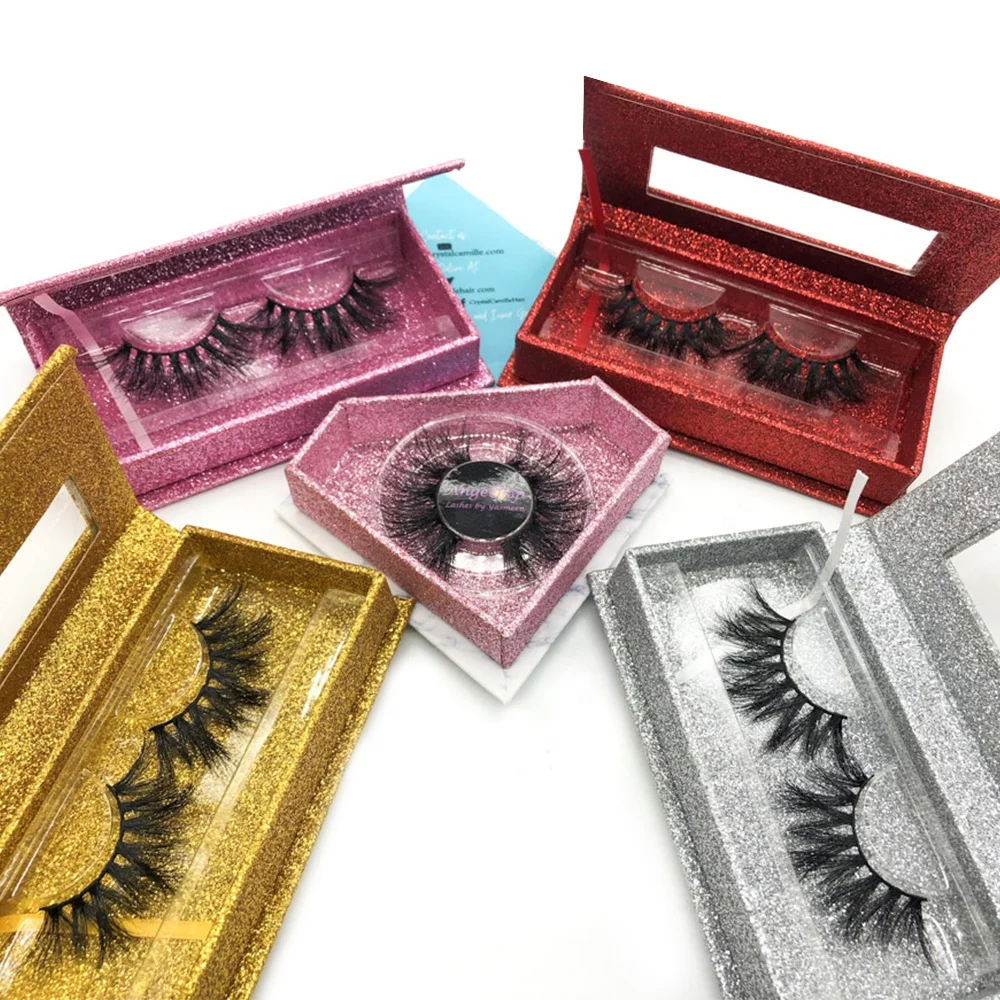Factory OEM wholesale 3d mink eyelashes eyelash packaging box