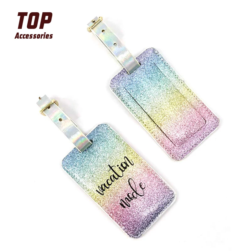 

High Quality Unique Custom Logo Pu Leather Luggage Tags