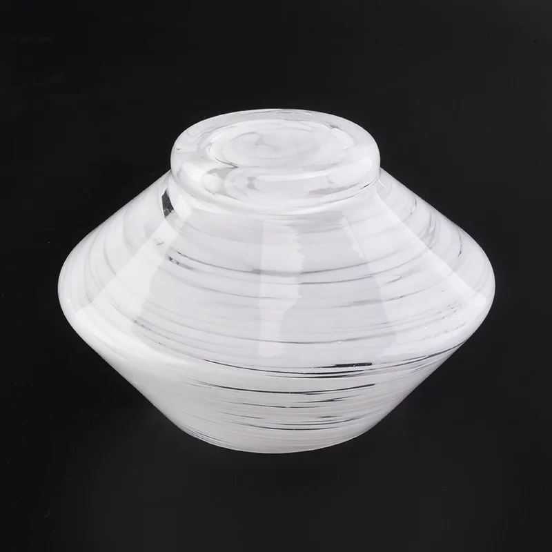 Clear soy wax Glass Candle container home Decor