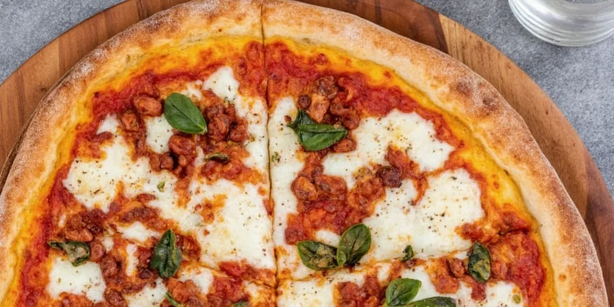 Fusion Oaxaca pizza with international toppings