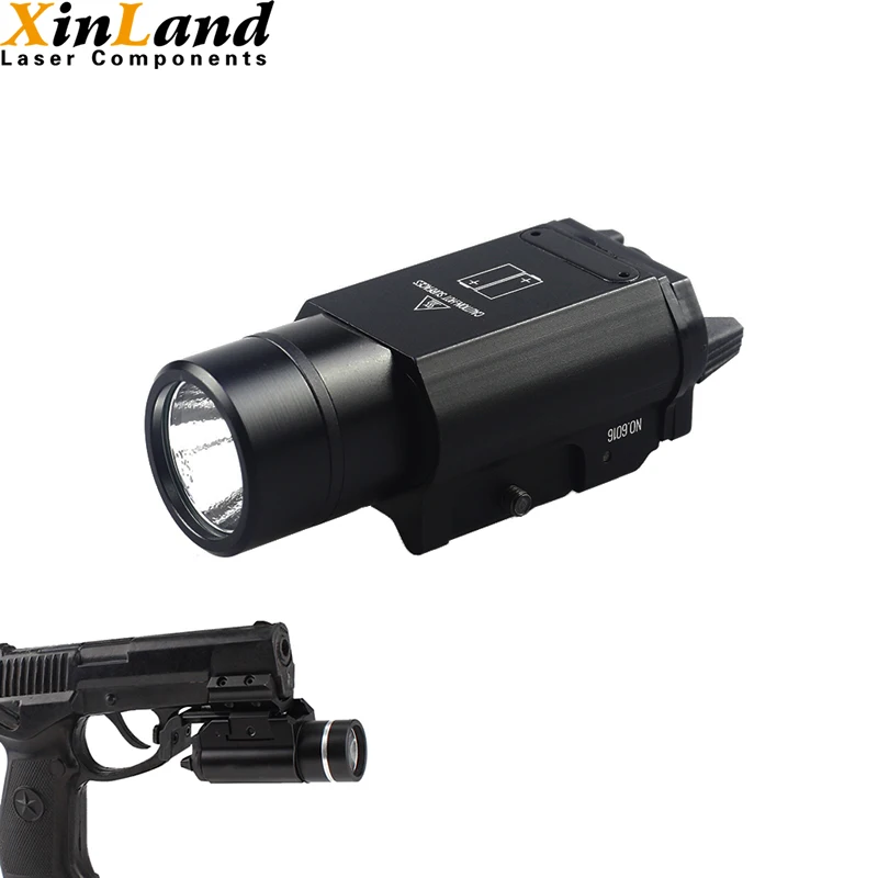 

500 High Lumen Tactical Gun Flashlight Light LED Strobe Rail-Mounted Tactical Flashlight for Pistol Rifle