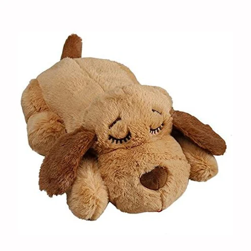 

New design Soft Heartbeat Stuffed Plush Dog Toy - Pet Anxiety Relief and Calming aid, Mixed color