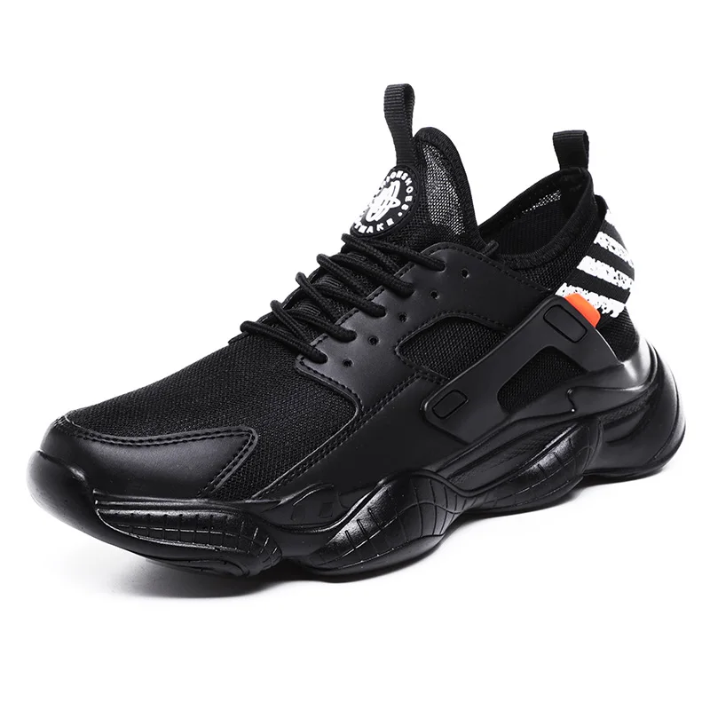 

2019 Autumn Mesh And Leather Upper Fashion Sneakers Men Shoe Casual Shoes For Men