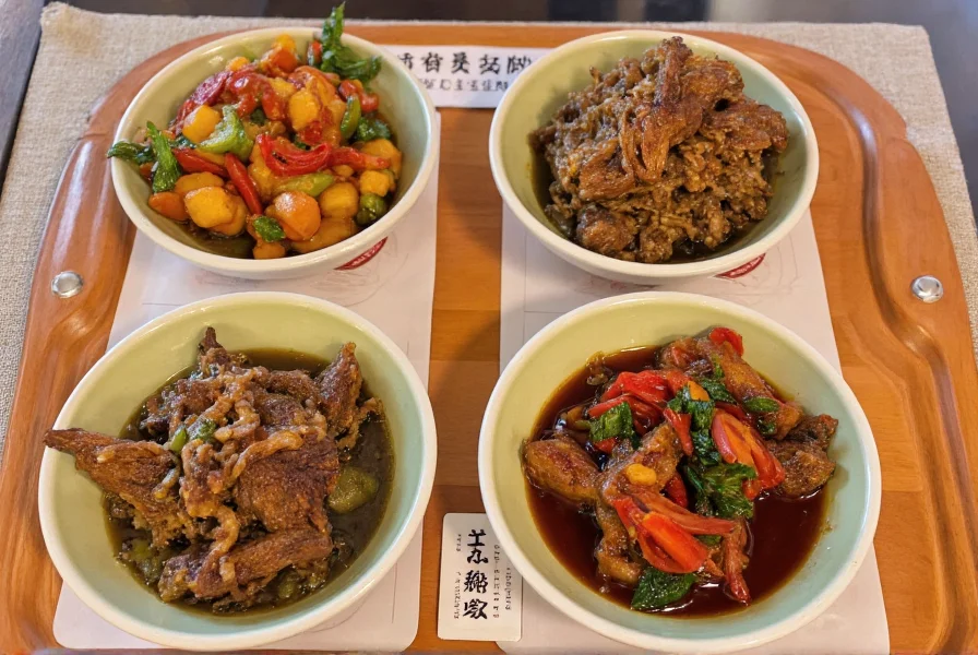 Side by side image of different chili varieties including cascabel