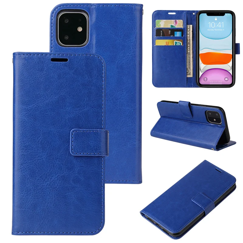 

Crazy Horse pattern leather case For Nokia G50 5G mobile phone holder flip wallet cover For Nokia G50 5G fundas, 9 colors