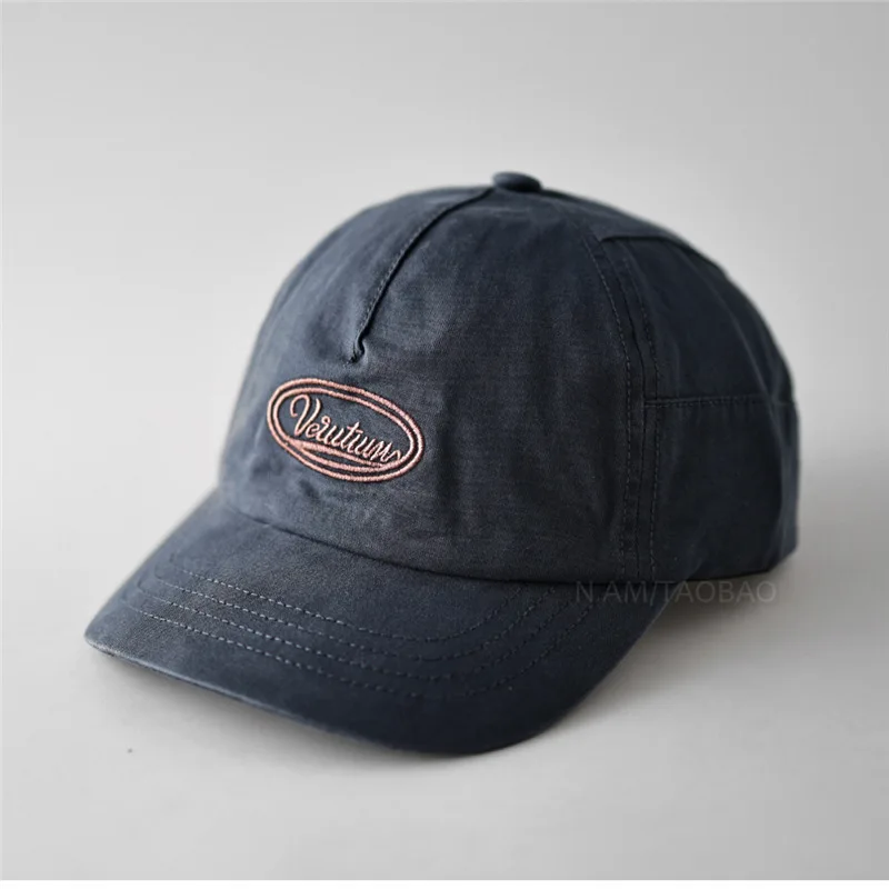 Custom High Quality 5 Panel Unstructured Embroidery Logo Cotton Curved Brim Short Brim Sport Cap Dad Baseball Hat