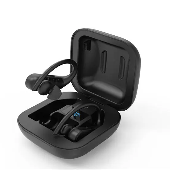 

In-ear China Black Portable Hook Wireless Headphones Bluetooths Headset