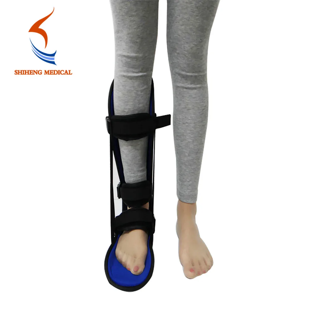 

Rehabilitation Walking Brace medical Orthopedic support ankle fracture ankle foot brace, Grey/blue