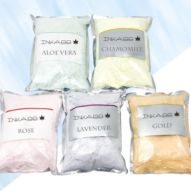 

OEM Factory Wholesale Under Your Brand Name Natural Organic Hyaluronic Acid Facial Serum Jelly Crystal Rubber Face Mask Powder