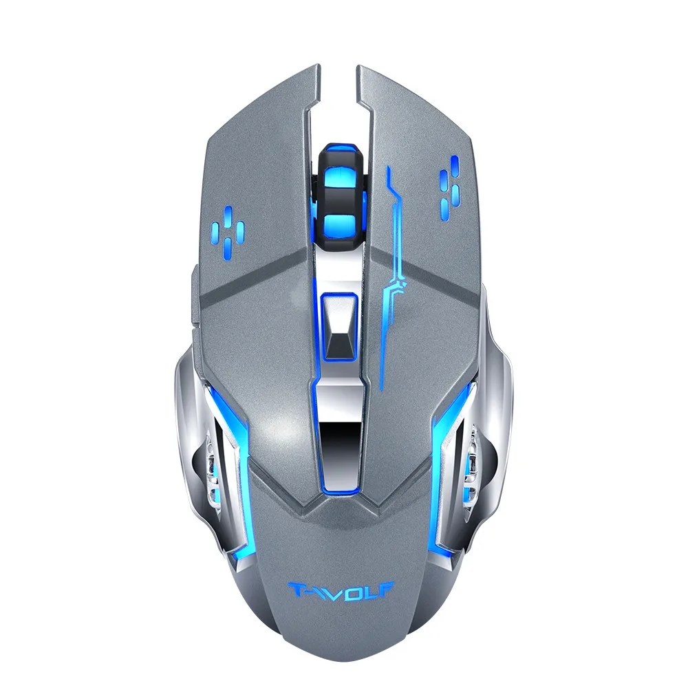 

Hot selling RGB desktop computer mouse office Glowing mouse notebook home portable wireless Mechanical mouse