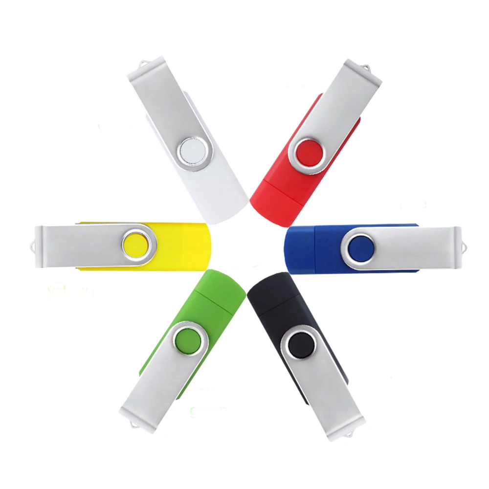 

4 in 1 OTG Usb Flash Drive 3.0 Custom Color Plastic Usb Stick Bulk, Custom colors