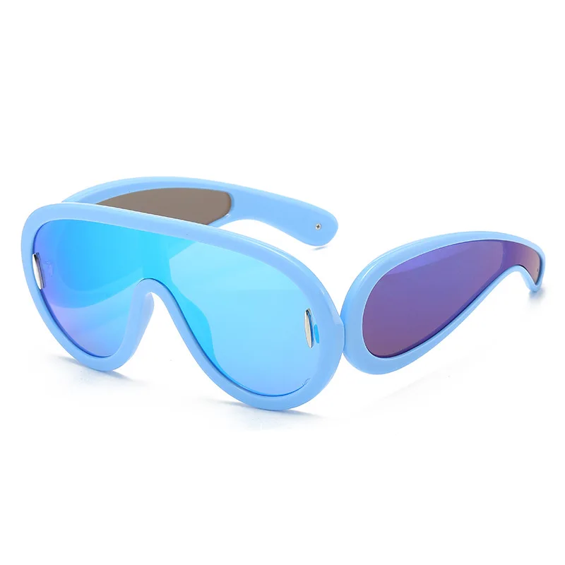 Twooo 3950 New Arrivals Custom One Piece Lens Fashion Designer Sunglasses 2023