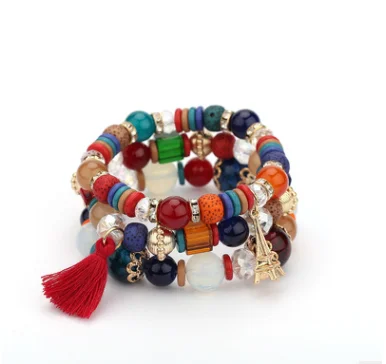 

2021 new jewelry, tassel tower pendant bracelet, multiple combinations of exquisite jewelry wholesale