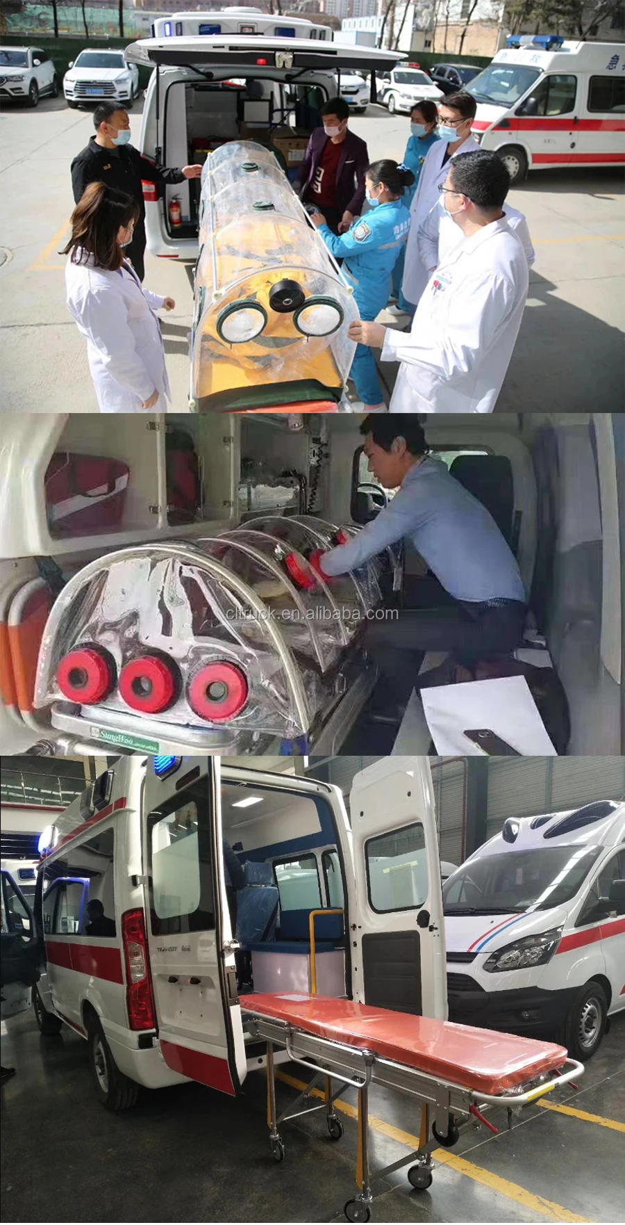 Factory Supply Mobile Medical Vehicles 4x2 Hospital Icu Car China