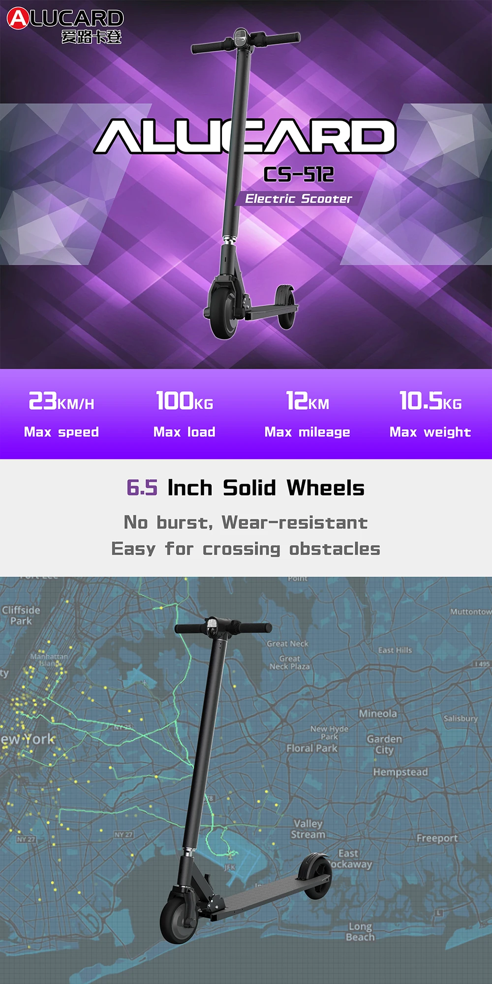 250w Two Wheel Foldable Electric Scooter Kick Bicycle Motorcycles China