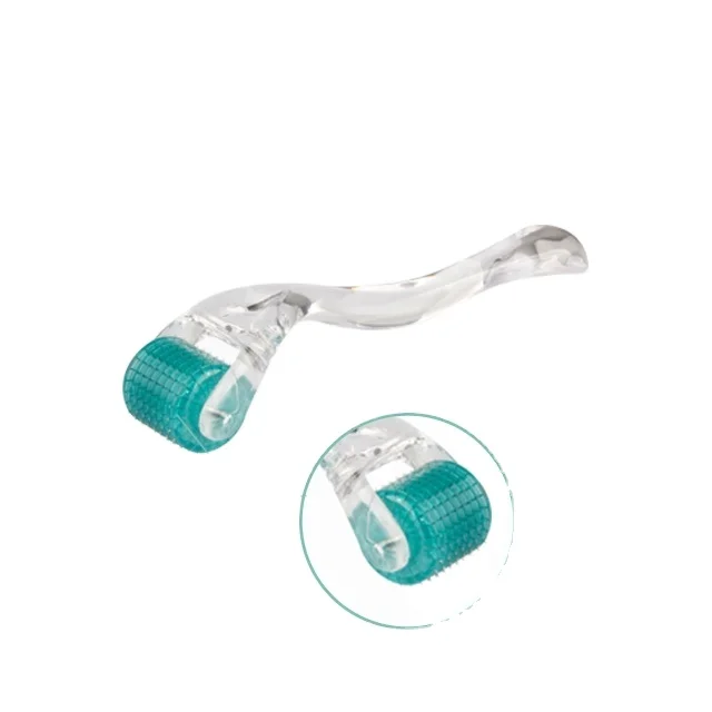 

Micro Needle Roller DRS 192 Titanium Medical Grade Derma Roller, Blue green