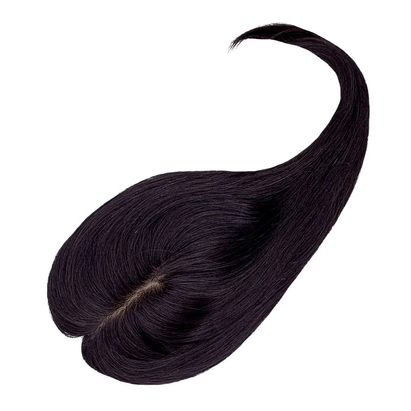 

Y12 100% virgin Hairpieces Cheapest Price toupee human hair, #1b