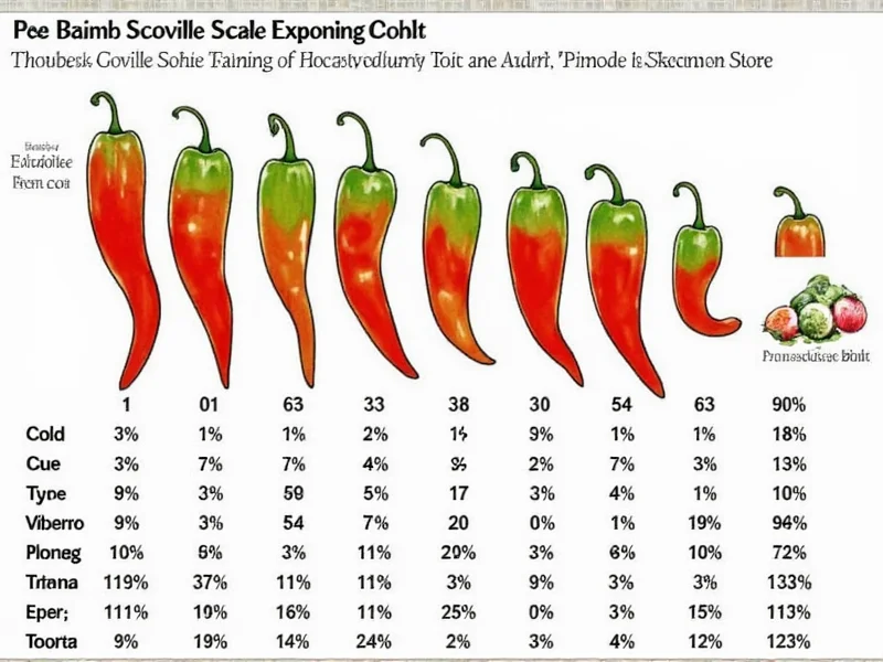 Scoville Scale Peppers Chart: Complete Heat Reference Guide