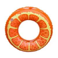 

New design custom PVC fruit inflatable custom swim ring