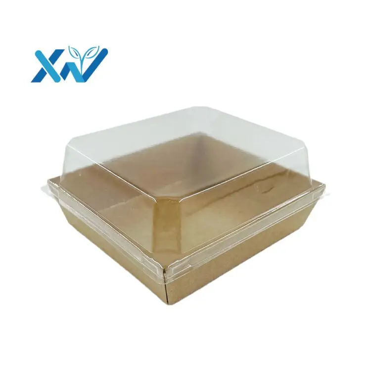 

Custom size recyclable disposable biodegradable take away kraft paper sushi box