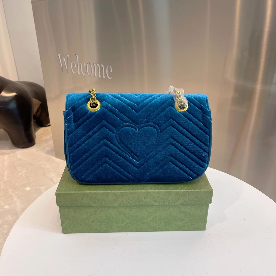 

wholesale luxury velvet handbag women 2021 fall winter designer handbag famous brand high quality, Black,blue,red