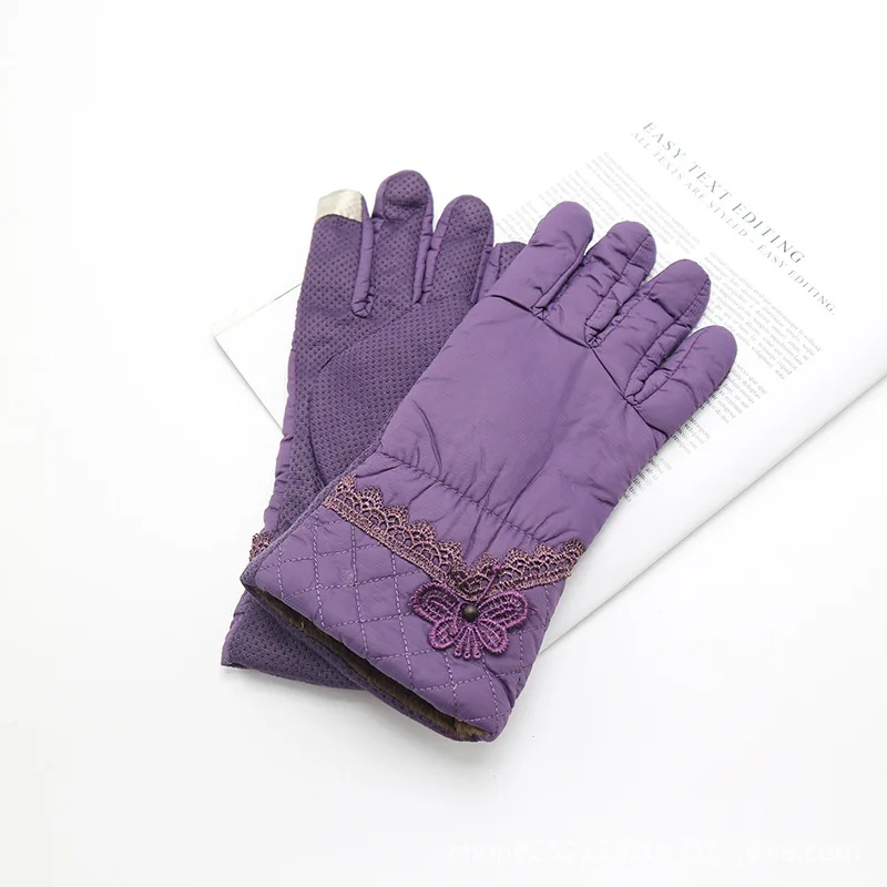 
2020 Winter Warm With Velvet And Thick C Running Outdoor Gloves 