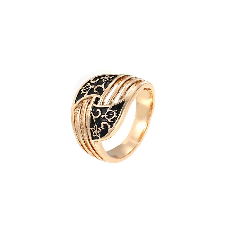 

2021 Wholesale High Quality Fashion Ring Finger Personalized 18k Gold Plated Rings, Golden