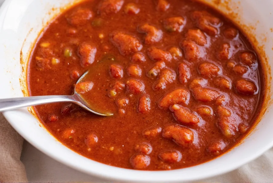 Different chili varieties showing color variations from ingredient differences