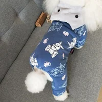 

Exquisite Workmanship winter Cute animal pattern printing Japan pet clothes funny