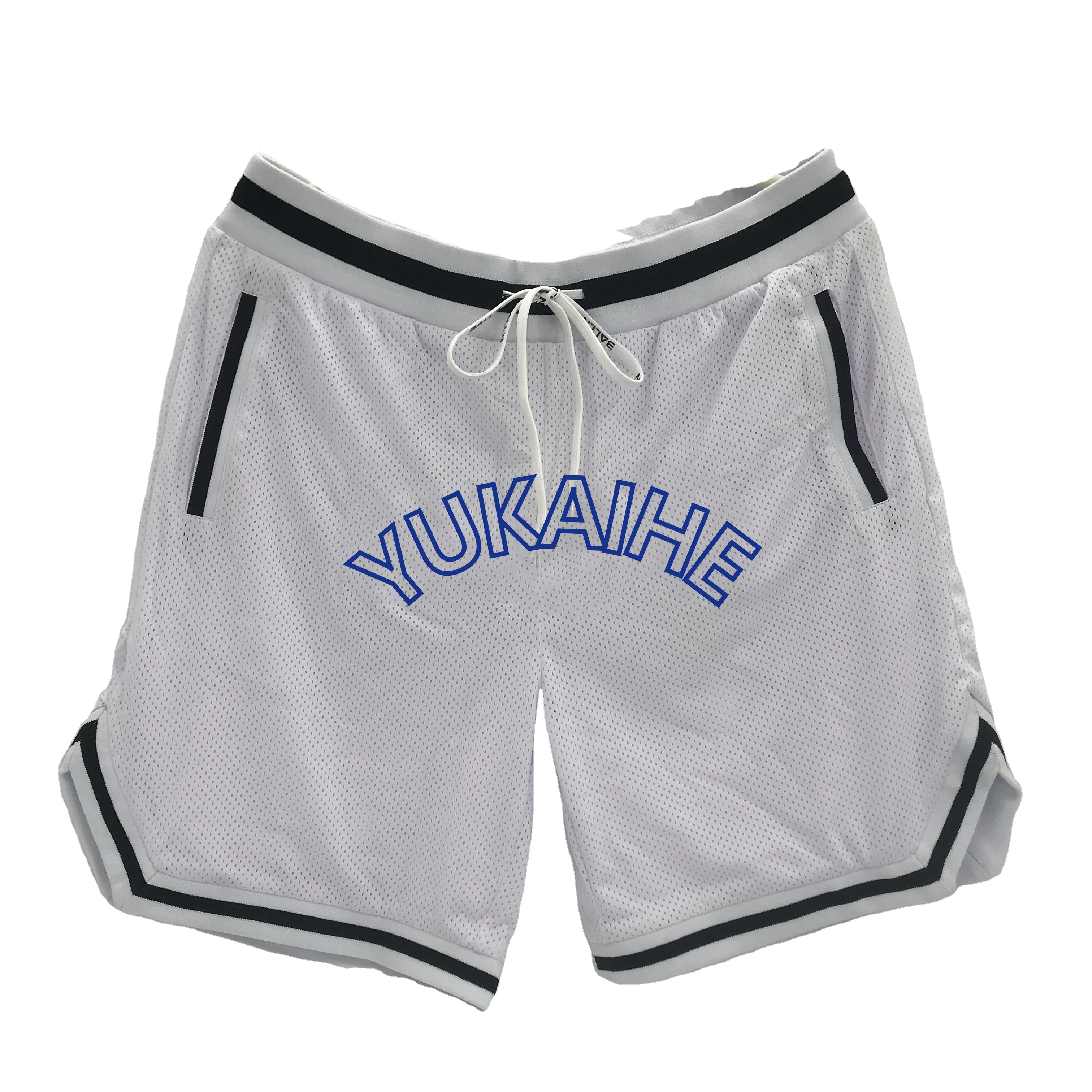 

YKH leisure and casual men's shorts with drawstring two layer shorts with side pockets freestyle your own design on shorts