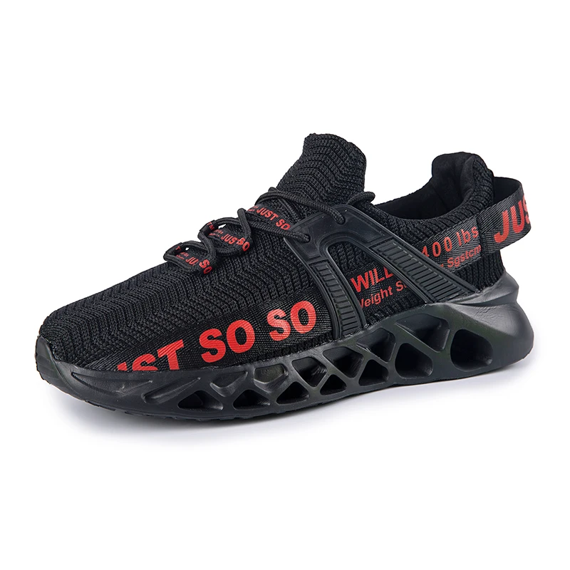 

Casual Shoes Men Breathable Sneakers Wholesale Sports Running White Walking Style Shoes For Men, Black