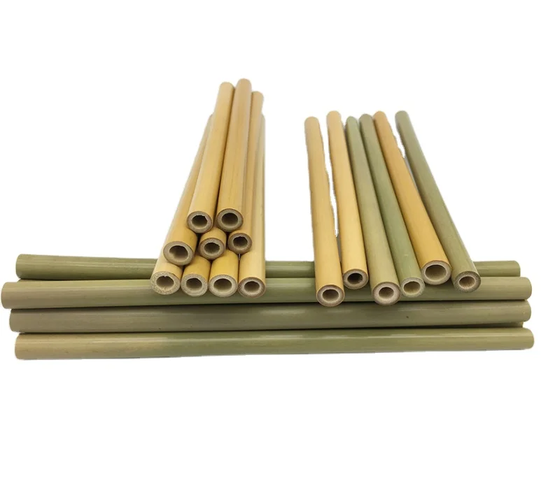 

Straws Disposable Drinking Fiber Wholesale Reusable Organic Natural Hat Customized Eco Bamboo Straw Logo
