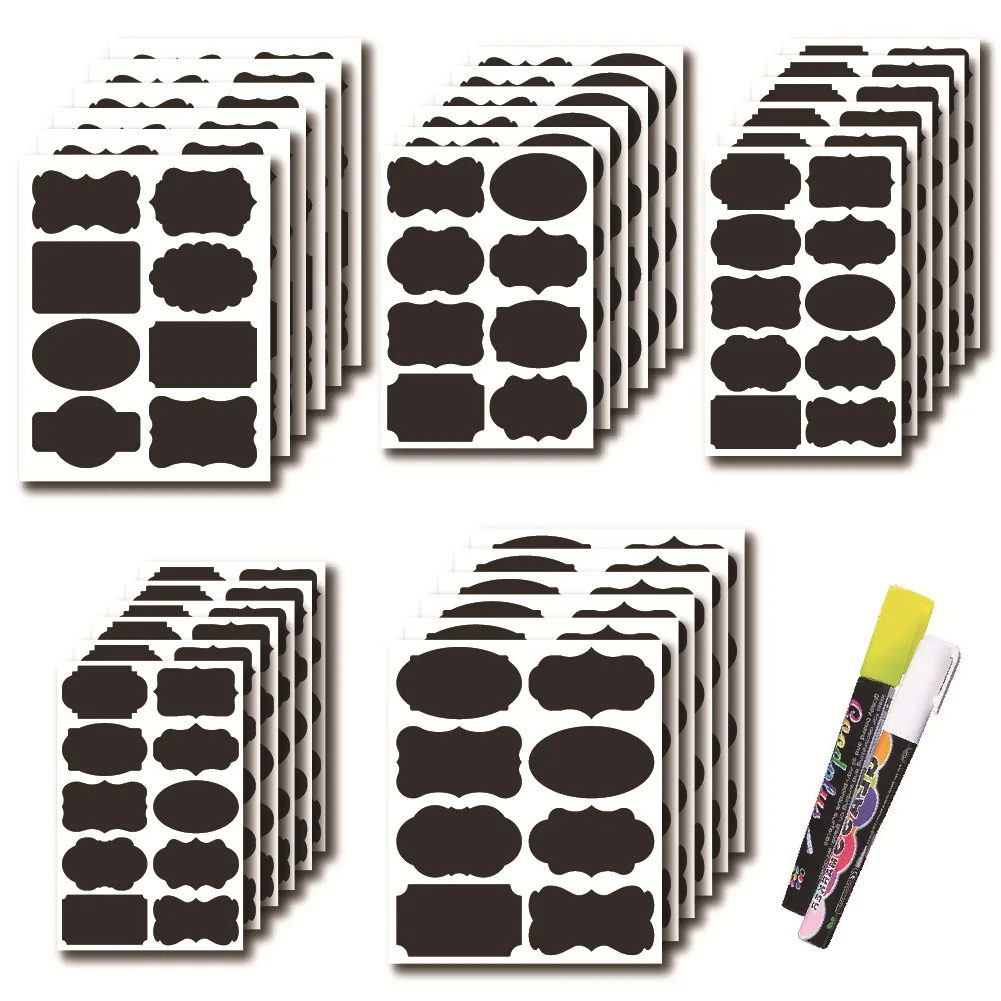 waterproof chalkboard kitchen spice label sticker home jars bottles tag blackboard labels stickers buy sticker tag label sticker blackboard stickers product on alibaba com