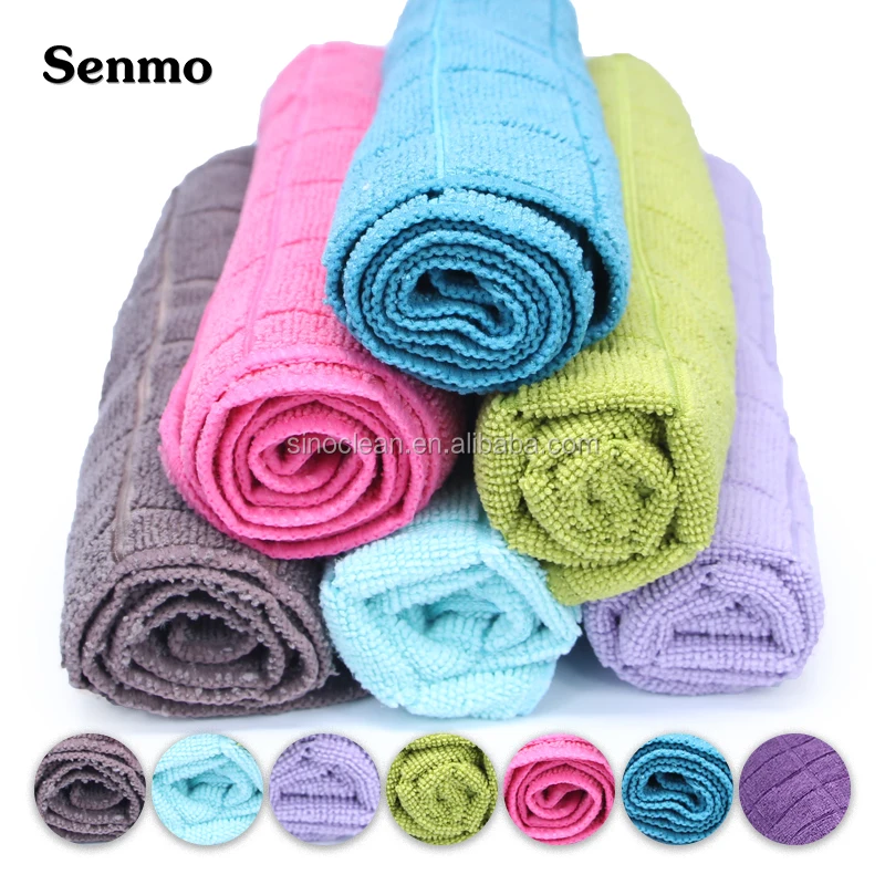 
China fabric market household microfiber towel cleaning cloth 
