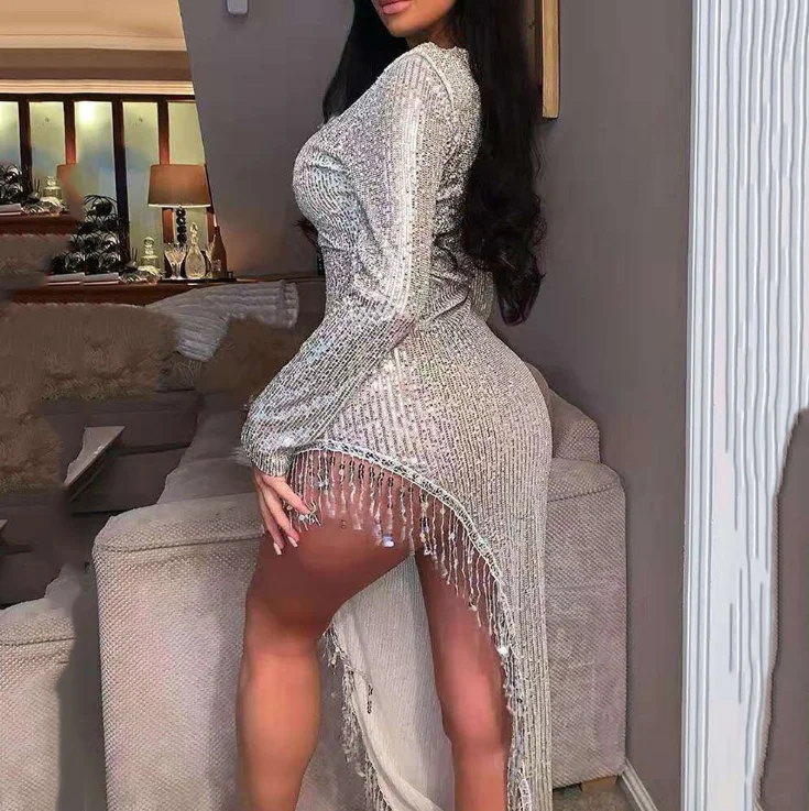 

Women Sequin Evening maxi summer dress backless long dresses party female vestidos