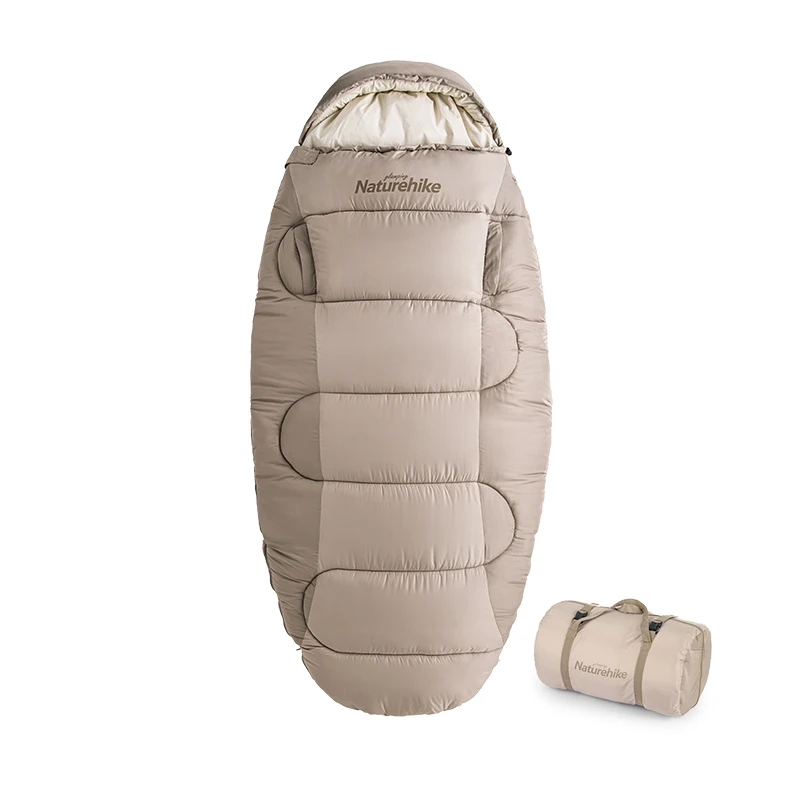 

Naturehike outdoor camping washable oval cotton sleeping bag with cuffs