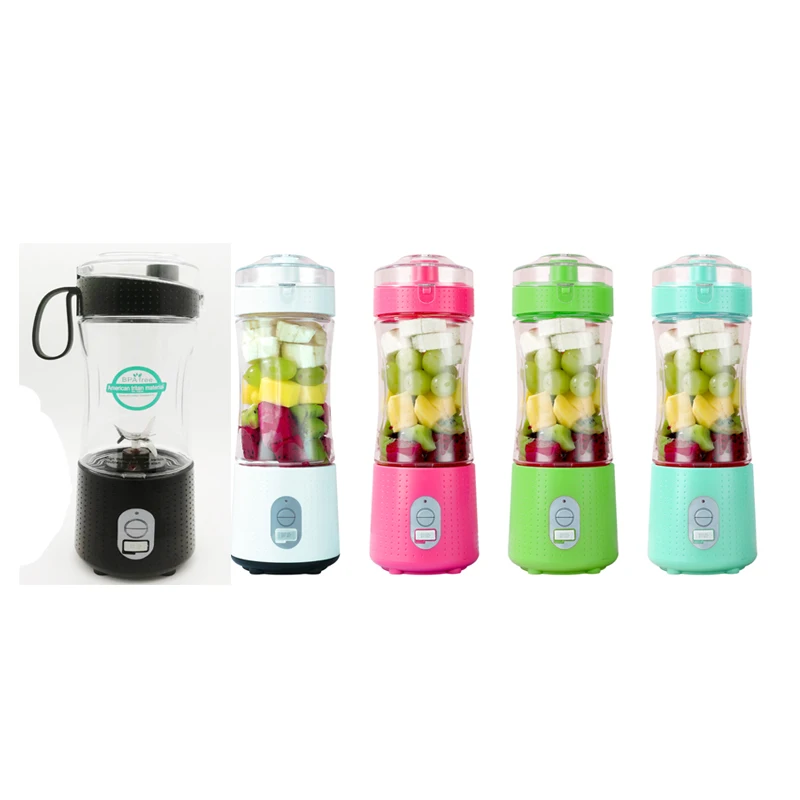 
Free sample mini portable usb blender 380ml industrial fruit juicer machine 230w home coffee shaker bottle with CE 