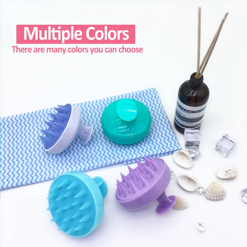 

New Arrivals Wholesale Shampoo Brush Hair Scalp Massage Brush Soft Silicone Comb For Men Women Kids And Pet, Customized