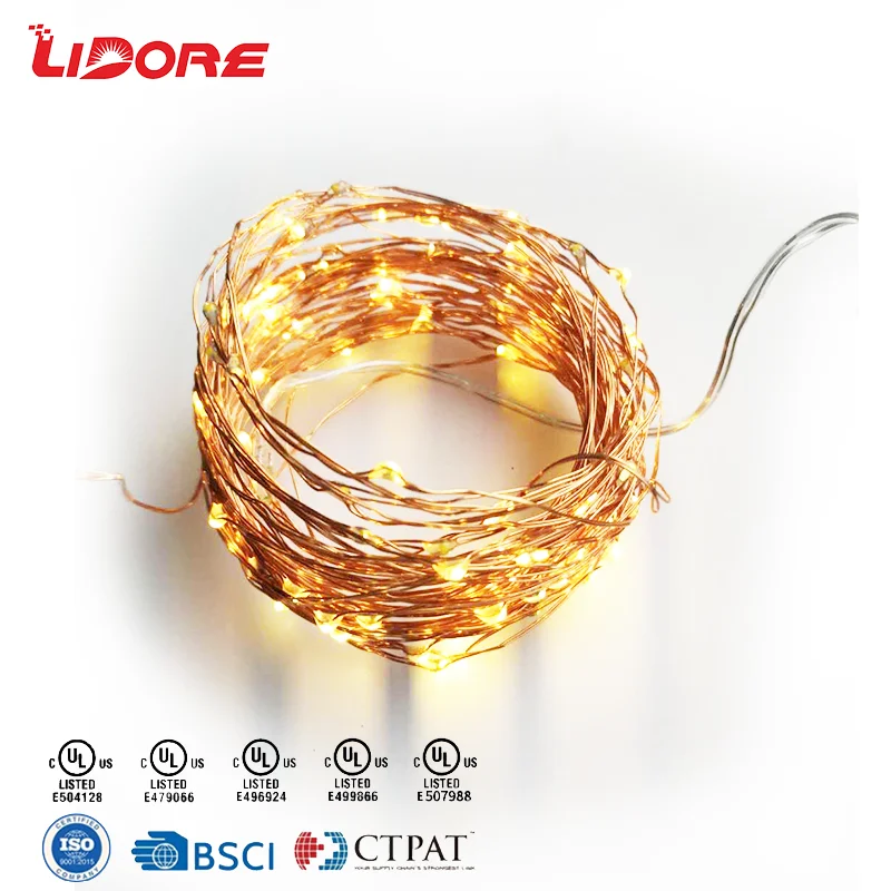 New Waterproof Fairy Lights Battery Operated Copper Wire LED String Light